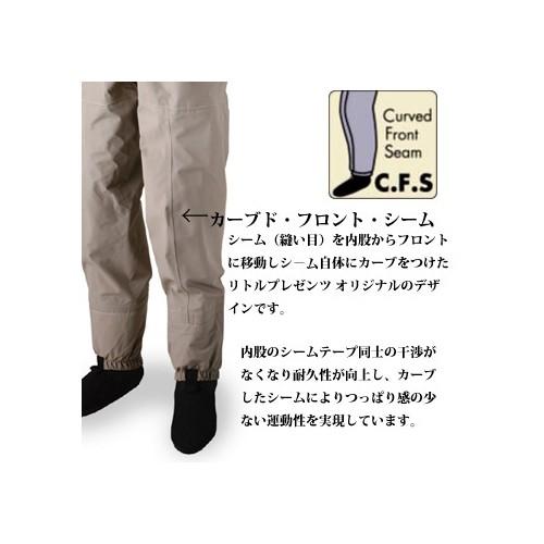 防水透湿ウェーダー リトルプレゼンツ N3 AQ ZIP ウエーダー L チャコールグレイ(CHG)｜naturum-fishingstore｜03