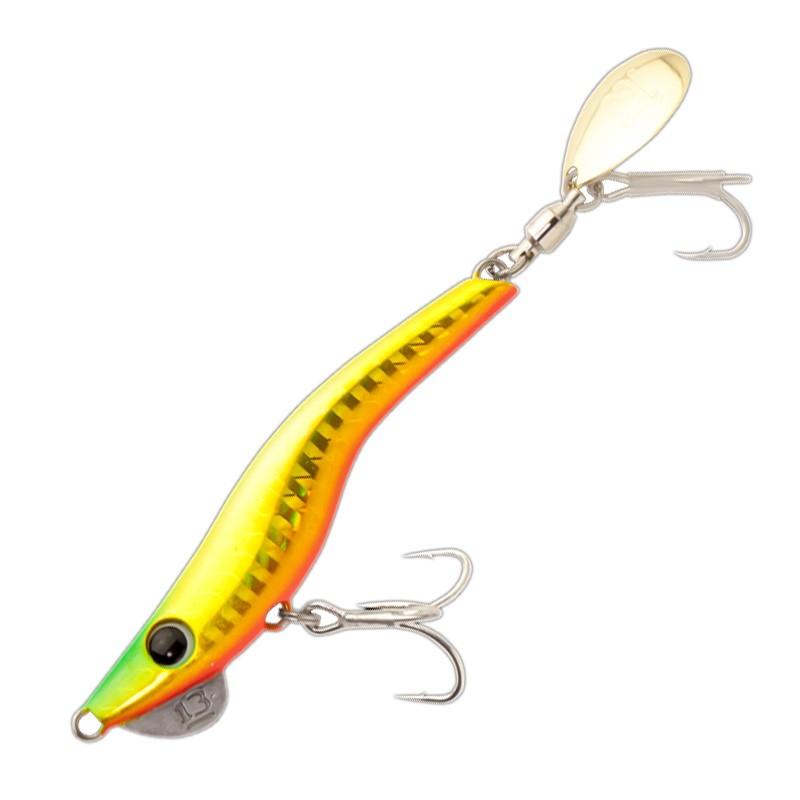 ジギング・タコベイト ブリーデン Metalmaru(メタルマル) 40g #17 チャートゴールド｜naturum-fishingstore