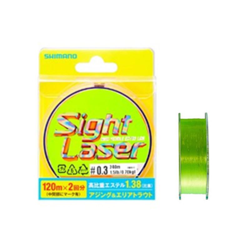 56%以上節約 シマノ CL-L75Q サイトレーザー グリーン 240m エステル EX 0.3号 釣り仕掛け、仕掛け用品 ダイワ G−242 銀閣用 セモタレクッション