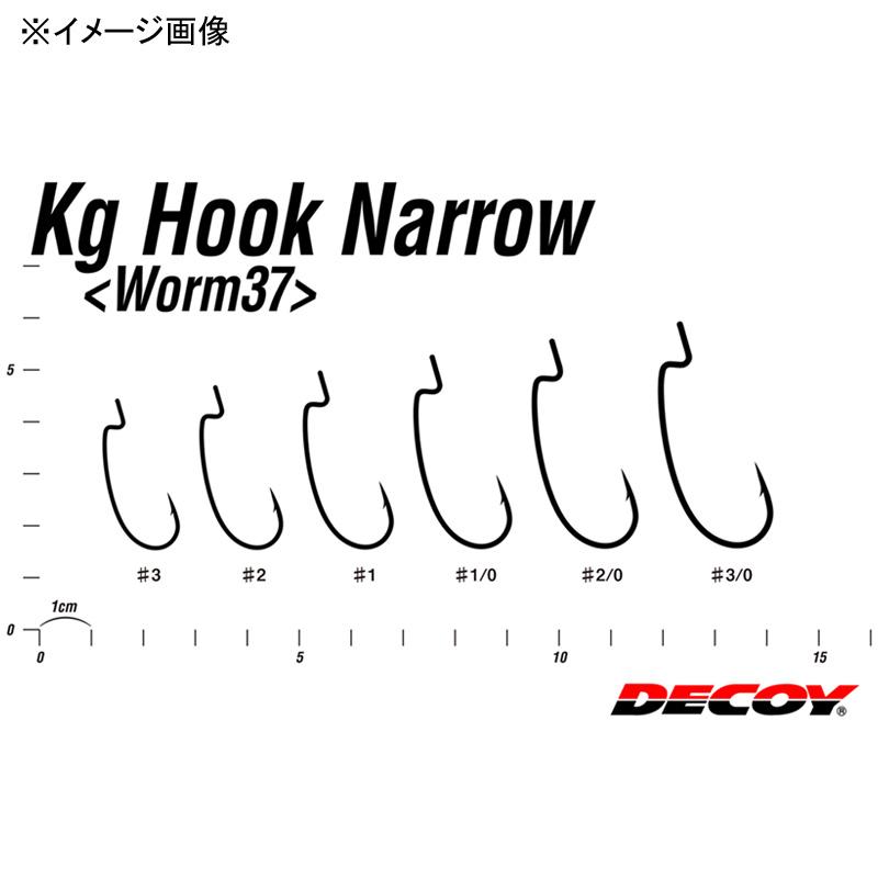 カツイチ フック・シンカー・オモリ DECOY ワーム37 キロフック カツイチ フック・シンカー・オモリ DECOY ワーム37 キロフック