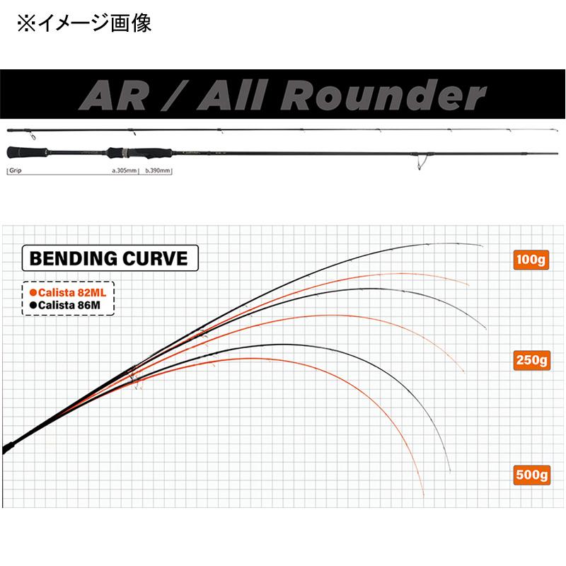 エギングロッド ヤマガブランクス Calista(カリスタ) 82ML/AR All Rounder(スピニング・2ピース)｜naturum-fishingstore｜02