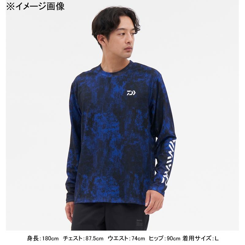 フィッシングウェア ダイワ DE-8624 ドライメッシュロングスリーブシャツ 2XL ボトムネイビー｜naturum-fishingstore｜05