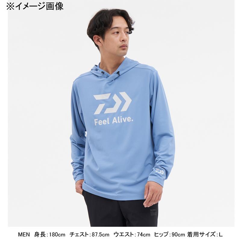 フィッシングウェア ダイワ DE-3424 サンブロックドライフーディーシャツ L ブラック｜naturum-fishingstore｜05