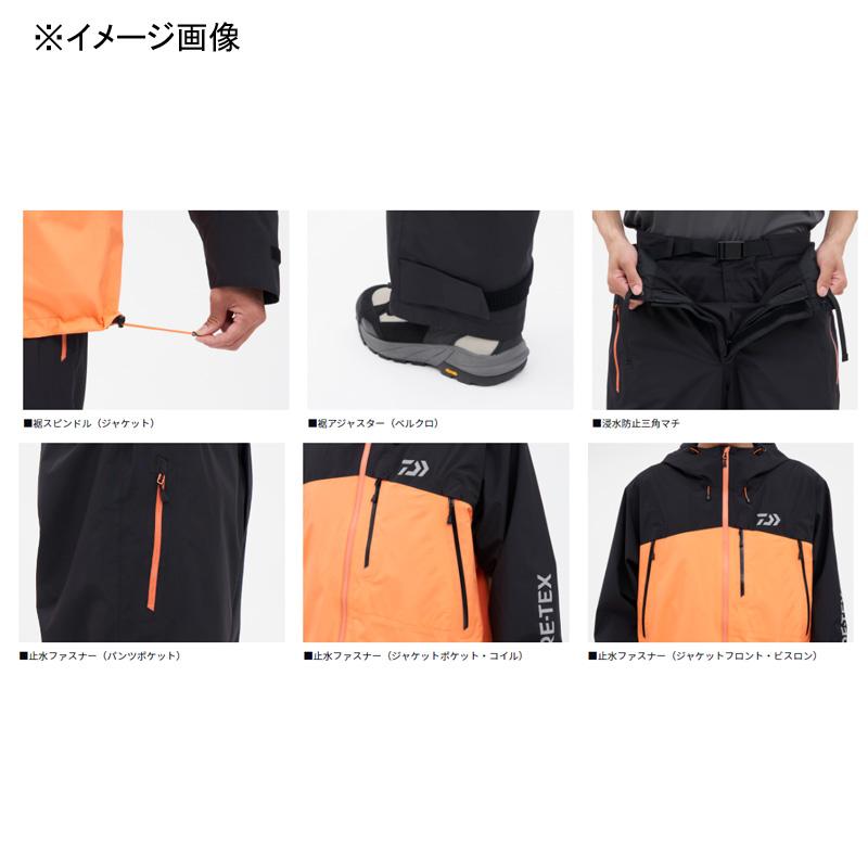 ダイワ DR-1924 GORE-TEX バーサタイルレインスーツ M ライトオレンジ｜naturum-fishingstore｜05