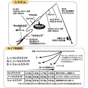 フック・シンカー・オモリ ティクト Mキャロ Ver2 6.0g N｜naturum-fishingstore｜02