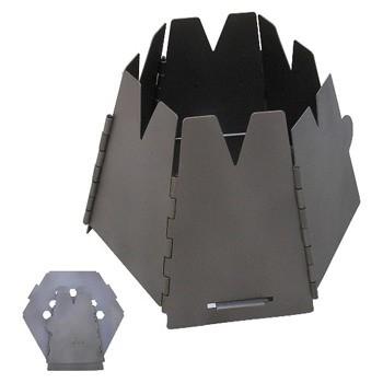 VARGO - シングルコンロ チタニウム ヘキサゴンウッドストーブ バーベキュー、調理用品-アウトドア、釣り、旅行用品