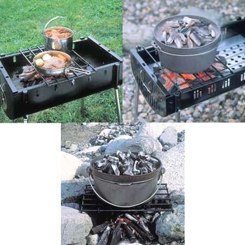 ダッチオーブン　スタンドセット キャプテンスタッグ コンロ用ダッチオーブンスタンド : ナチュラム