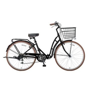 折りたたみ自転車 キャプテンスタッグ バレイ FDB266 低底 26インチ