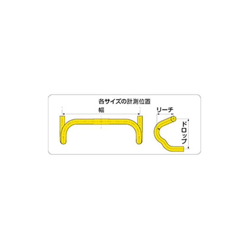 NITTO 自転車用品 ニットー M106 SSB 380mm 31.8 SIL : ナチュラム