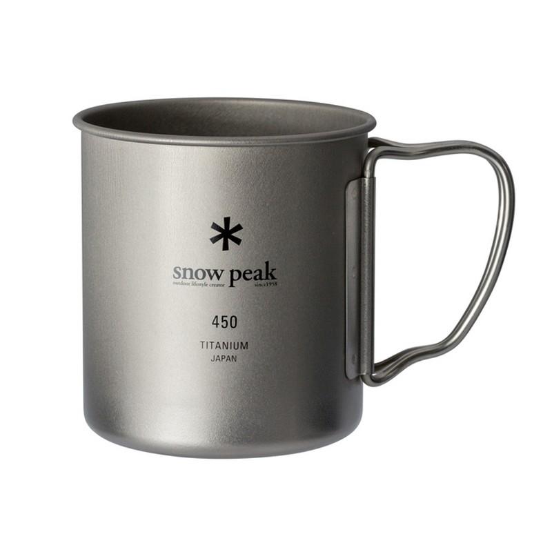 値下げ【3個は新品未開封】スノーピーク チタンシングルマグ 450 4個セット snow peak（スノーピーク） カップ チタンシングルマグ 450 450ml