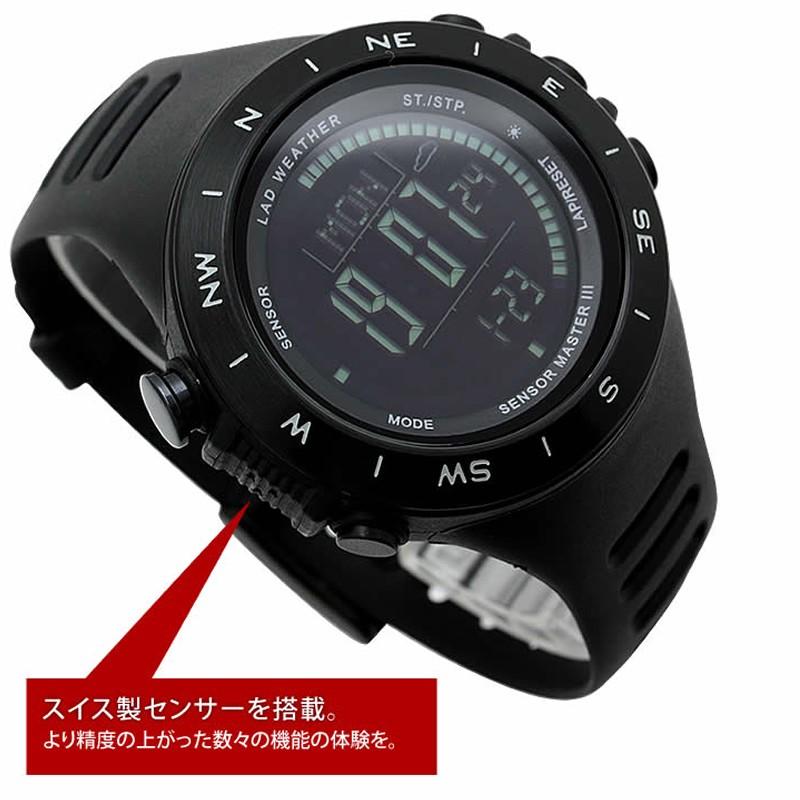 LAD WEATHER（ラドウェザー） アウトドアウォッチ・時計 SENSOR MASTER 