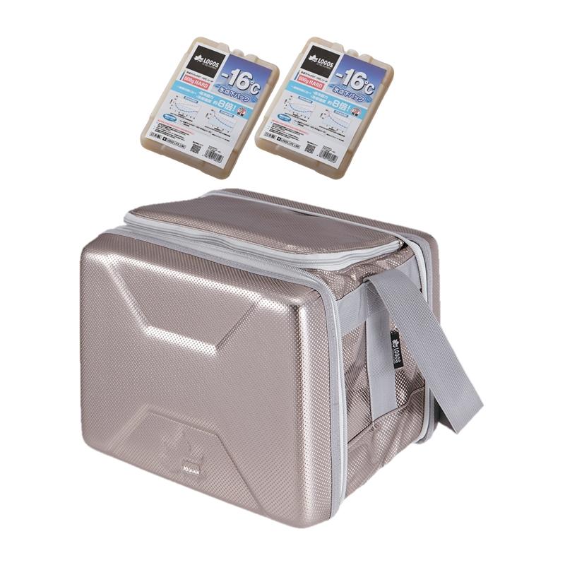 ロゴス ソフトクーラー ハイパー氷点下クーラーM+氷点下パックGT-16℃・ハード600g×2【3点セット】  M LOGOS（ロゴス） ソフトクーラー ハイパー氷点下クーラーM+氷点下