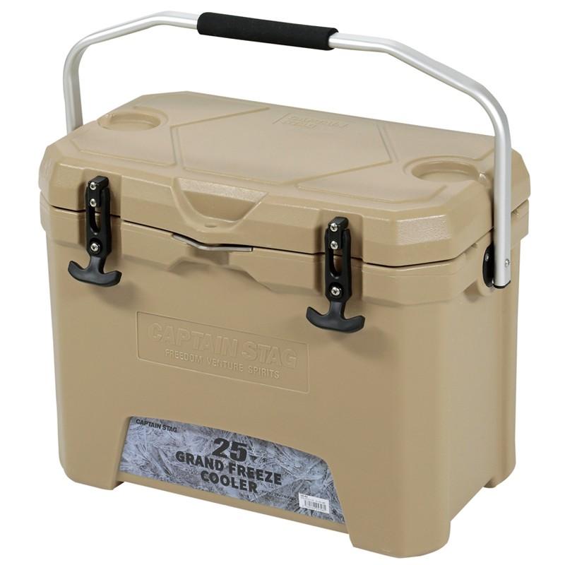 CAPTAIN STAG - CAPTAIN STAG グランドフリーズ クーラー25L キャンプクーラー キャプテンスタッグ グランドフリーズ クーラー25