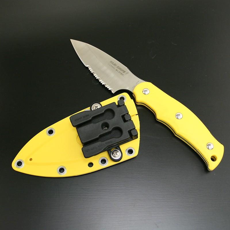 G・サカイ アウトドアナイフ ニューサビナイフ 1 キャンプミニ包丁 半波刃  刃長(92mm)  イエロー アウトドアナイフ G・サカイ ニューサビナイフ 1 キャンプミニ包丁 半