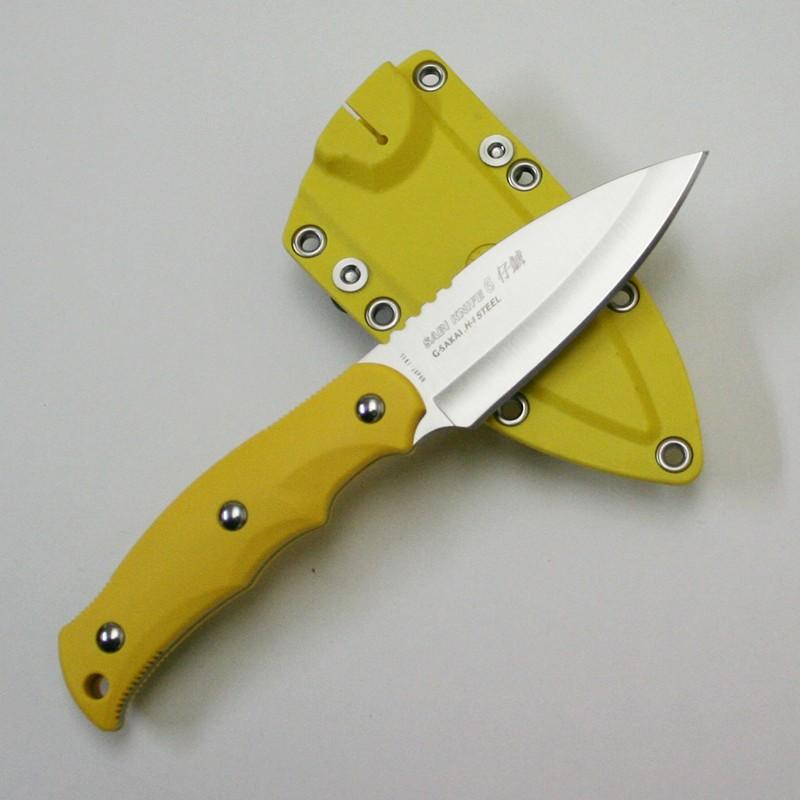 アウトドアナイフ G・サカイ サビナイフ 6 仔鯱 右用 刃長(93mm