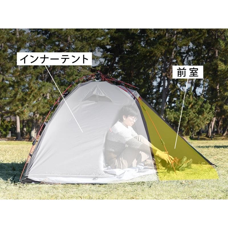 DOD テント ライダーズ ワンタッチテント タン : ナチュラム