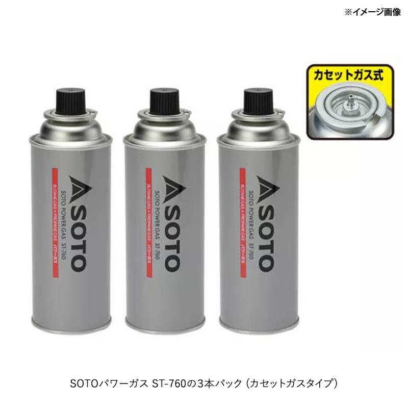 SOTO シングルコンロ レギュレーターストーブ+パワーガス3本パック お