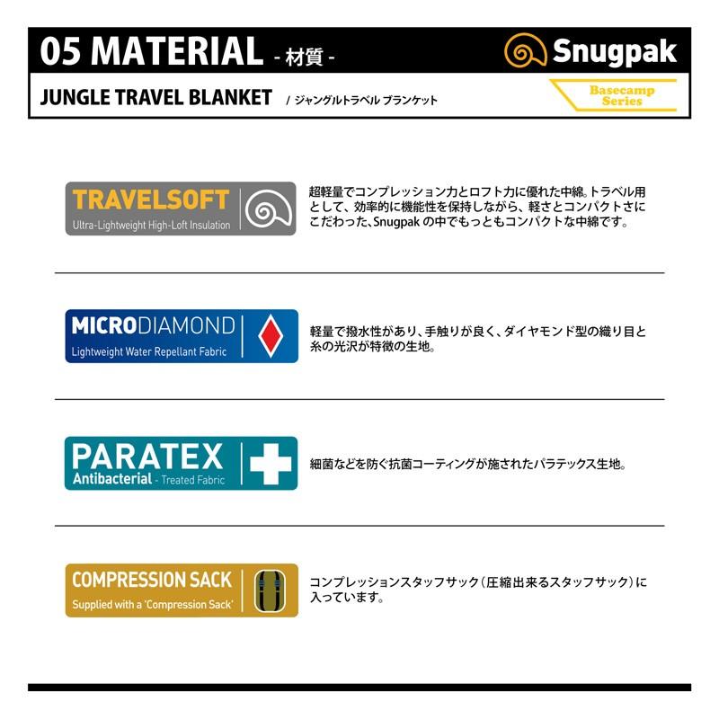 スナグパック ジャングルトラベル ブランケット ブラック｜naturum-od｜07