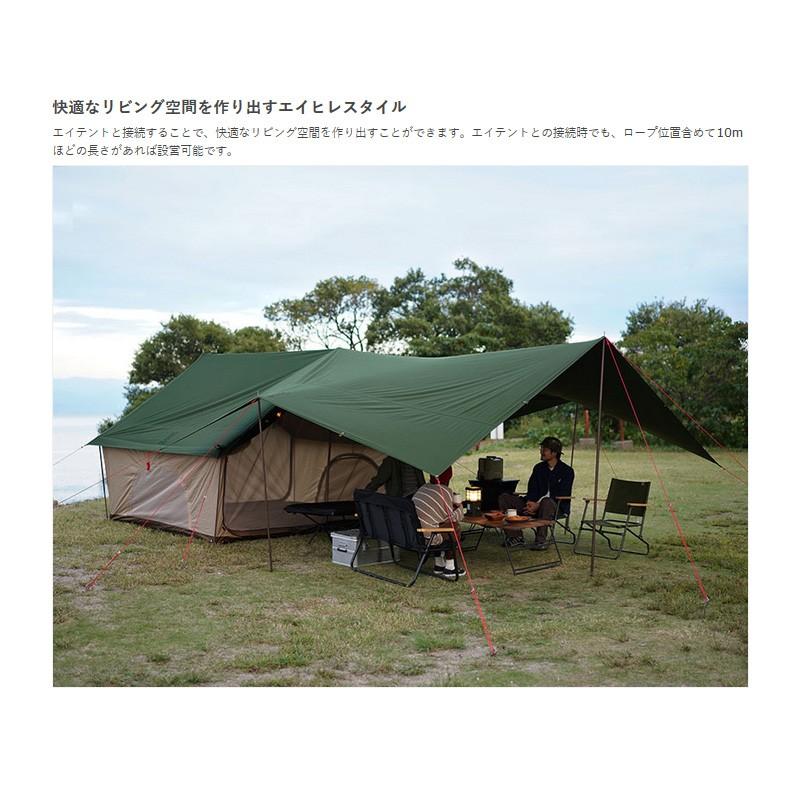 DOD タープ・シェルター ヒレタープ   カーキ DOD（ディオーオーディー） タープ・シェルター ヒレタープ カーキ