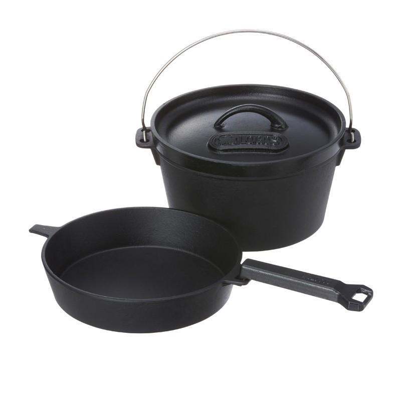 LOGOS ロゴス ダッチオーブン&スキレット・9inch(バッグ付き