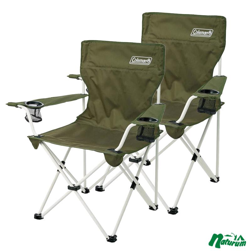 【2脚セット】Coleman チェア ソファチェア アウトドアチェア オリーブ Coleman（コールマン） アウトドアチェア リゾートチェア オリーブ×2