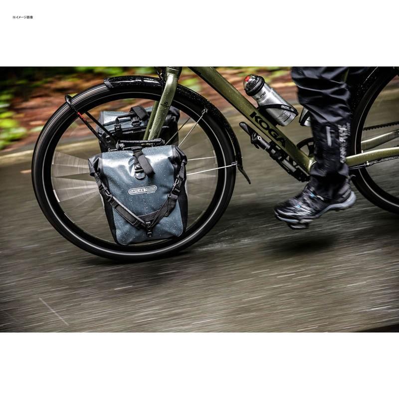 安心の国産製品 自転車バッグ オルトリーブ スポーツローラークラッシック(ペア) 防水IP64 フロントバッグ サイクル/自転車 25L(ペア) ペトロール