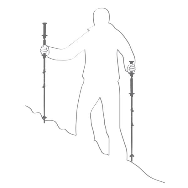 TSL トレッキングポール MOVE CARBON 3  105~140cm TSL トレッキングポール TSL MOVE CARBON 3 105〜140cm : ナチュラム