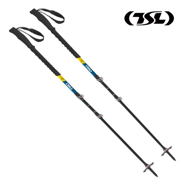 TSL - トレッキング極点 TOUR CARBON COMPACT 3 100〜125糎