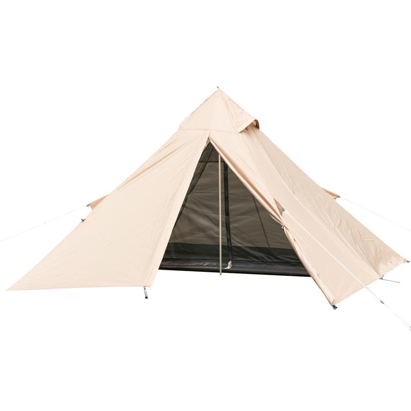 【新品未使用】BUNDOKバンドックSOLO TIPI1テント　サンドベージュ BUNDOK（バンドック） テント ソロティピー1 サンドベージュ