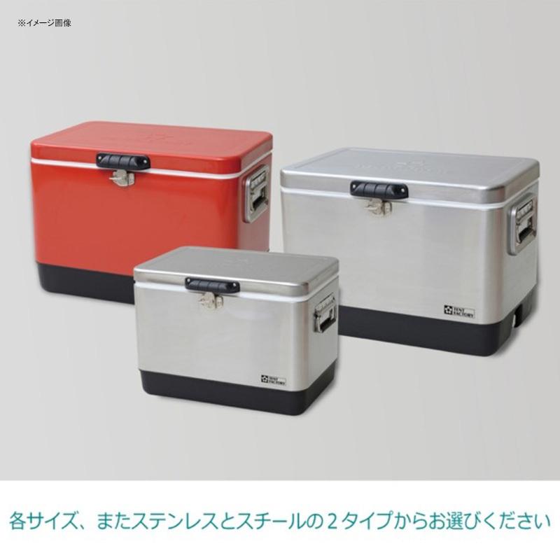 ︎テントファクトリー クーラーボックス 51L︎ TENT FACTORY キャンプクーラー メタルクーラー スチール