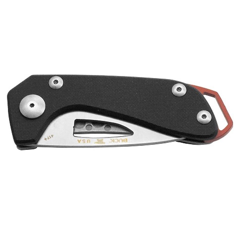 アウトドアナイフ BUCK バッジー ブラック Budgie 全長82mm