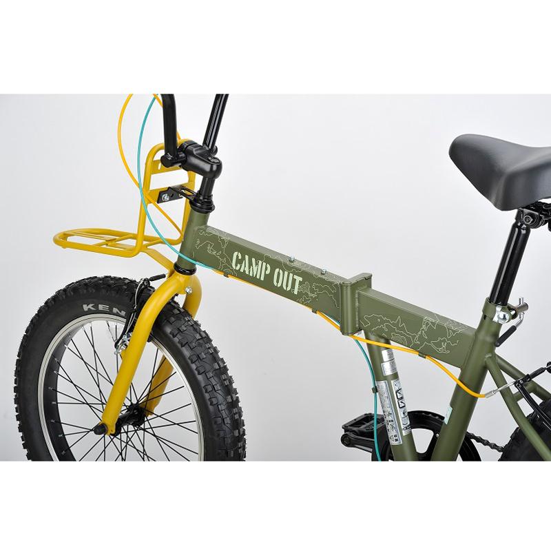 折りたたみ自転車 キャプテンスタッグ ワイルダー FDB206 20インチ CO