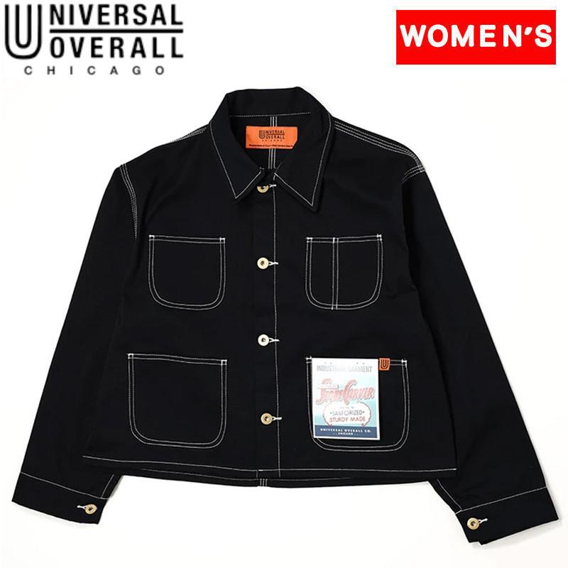 から厳選した ジャケット(レディース) BLACK フリー Women’s COVERALL SHORT 21秋冬 OVERALL UNIVERSAL ジャケット