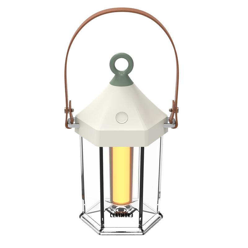 アウトドアライト クレイモア CLAYMORE LAMP Cabin 最大640ルーメン 充電式 IVORY(アイボリー)｜naturum-od