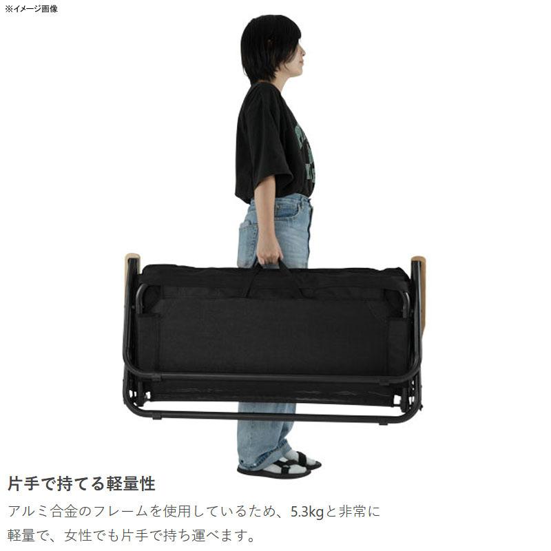 アウトドアチェア DOD グッドラックソファロー BK(ブラック)の画像