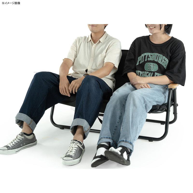 アウトドアチェア DOD グッドラックソファロー BK(ブラック)の画像