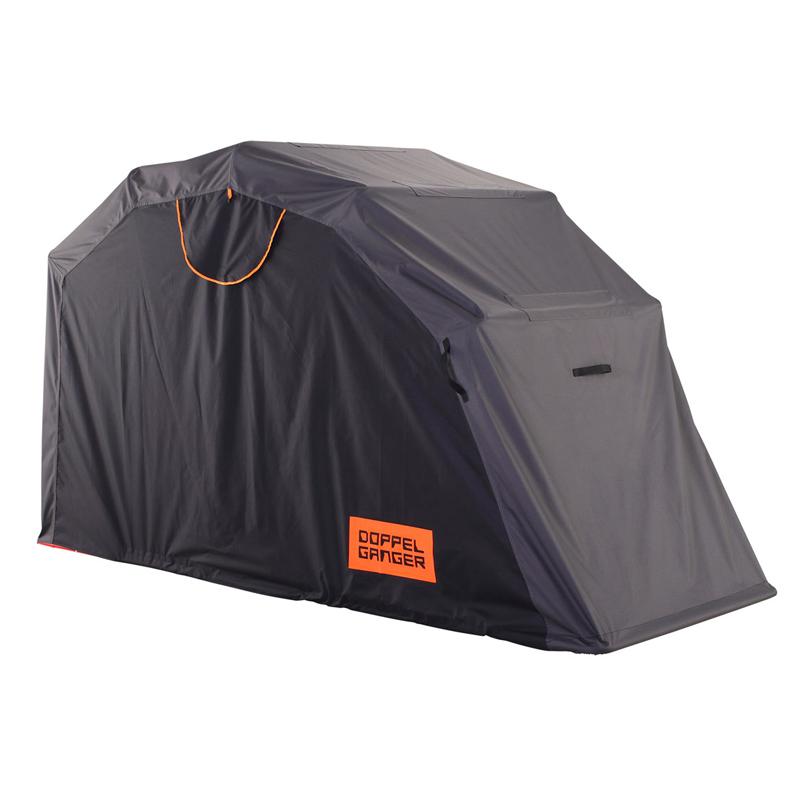 ドッペルギャンガー 自転車アクセサリー バイクシェルター3   グレー×ブラック ドッペルギャンガー（DOPPELGANGER） 自転車アクセサリー バイク