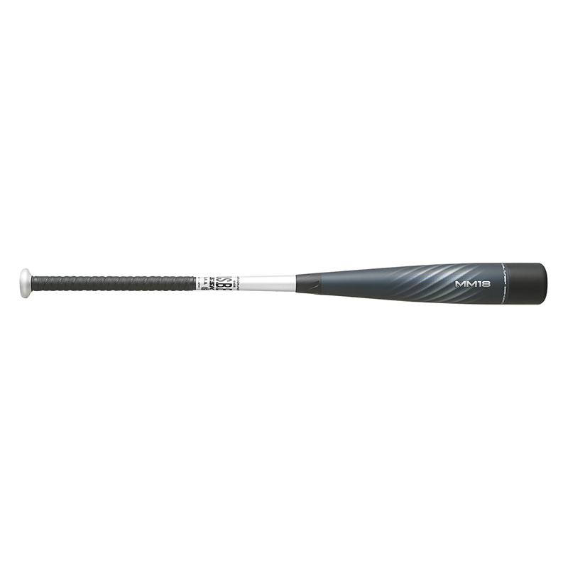 バット SSK MM18 ミドル 野球軟式FRP製バット 84cm 9095(ブラック
