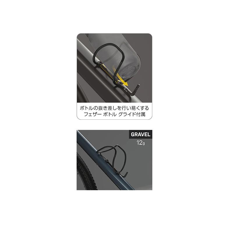 TOPEAK（トピーク） 自転車アクセサリー フェザー ケージ チューブラー