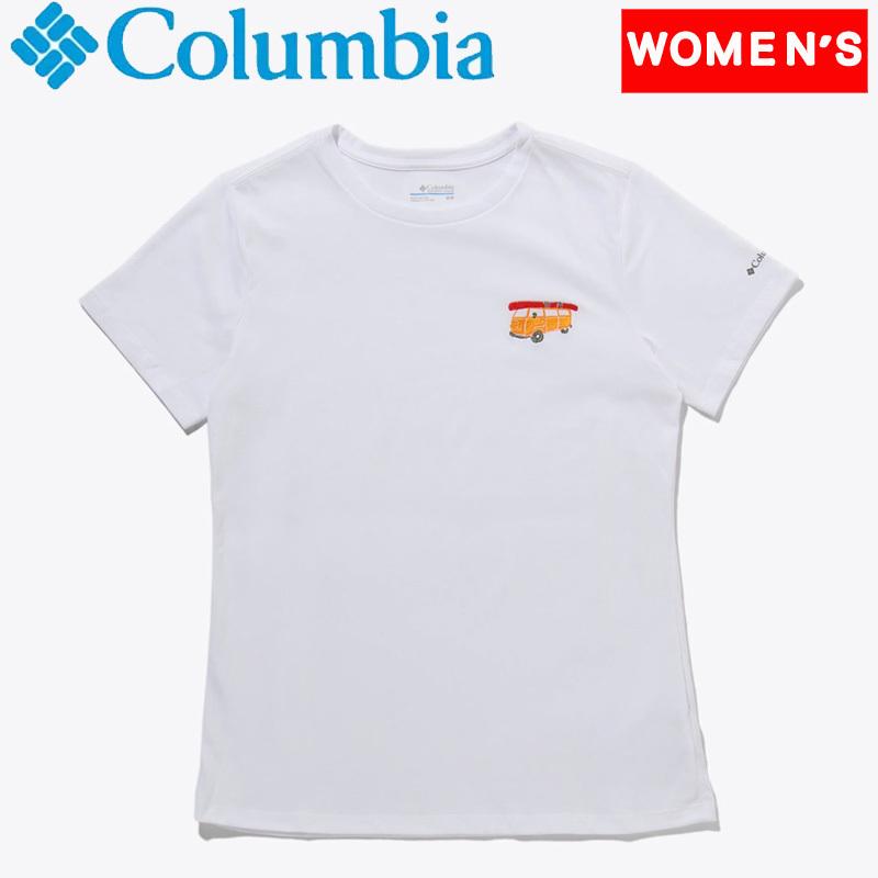 トップス(レディース) コロンビア 22春夏 Women's アルパイン ウェイ エンブロイダリー Tシャツ ウィメンズ M  100(White×Mini Van Life) :3284436:ナチュラム アウトドア専門店 - 通販 - Yahoo!ショッピング