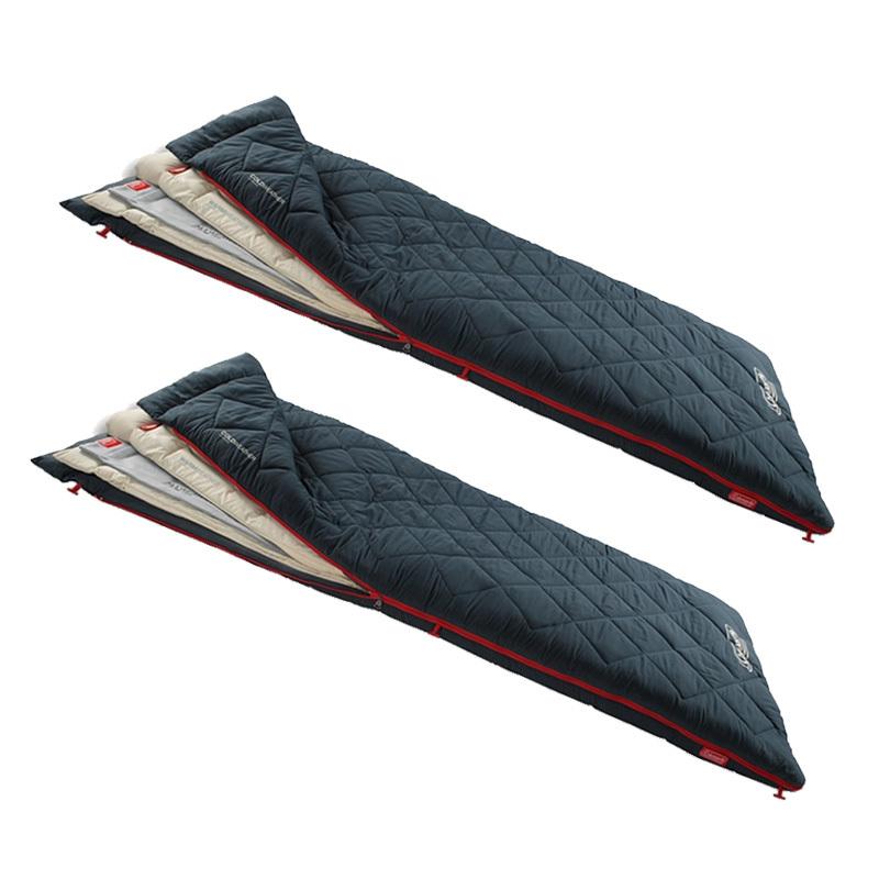 希少商品：コールマン スリーピングバッグ クラシック 封筒型 寝袋 2個セット Coleman（コールマン） 封筒型シュラフ マルチレイヤースリーピング