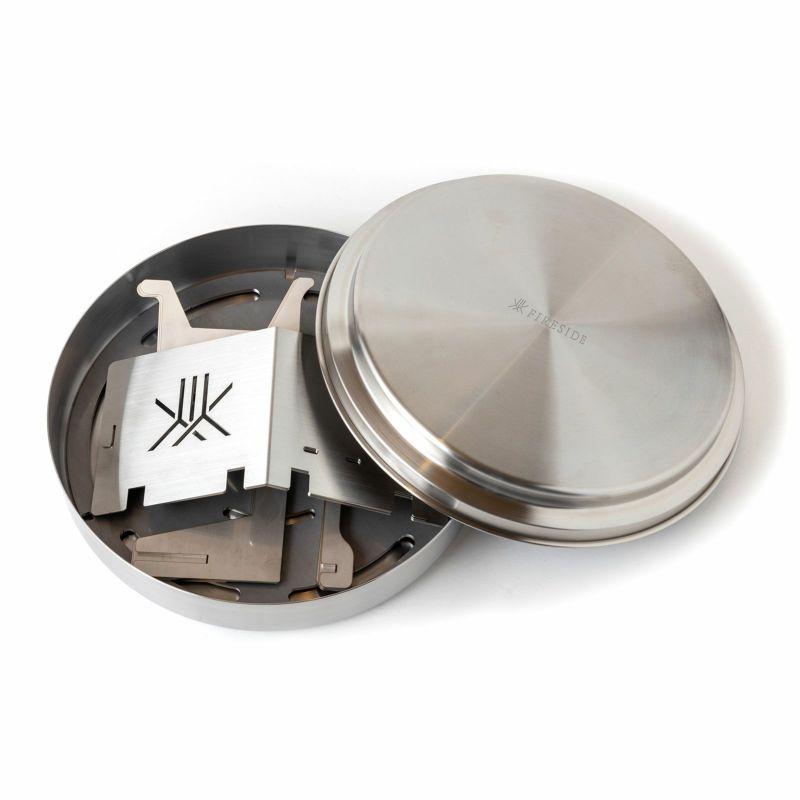 BBQ・七輪・焚火台 Fireside ファイヤーサイド焚火台 シルバー