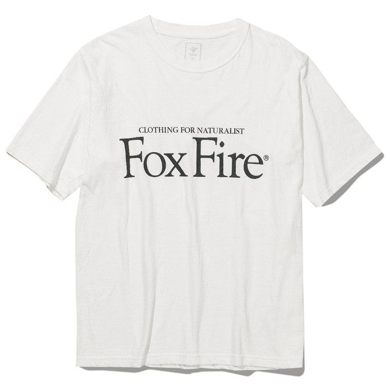 【格安saleスタート】 アウトドアシャツ ホワイト M メンズ ショートスリーブ ティー ロゴ FF エコクラシック 22春夏 Foxfire シャツ、ポロシャツ
