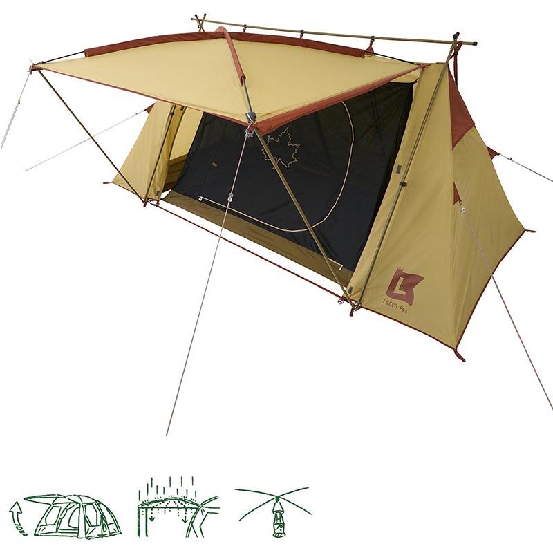 テント・タープ LOGOS PANEL LAMBDA TENT DUO-BC LOGOS Fes PANELラムダΛ DUO-BC|ギア|テント|ソロ・2名用テント|製品