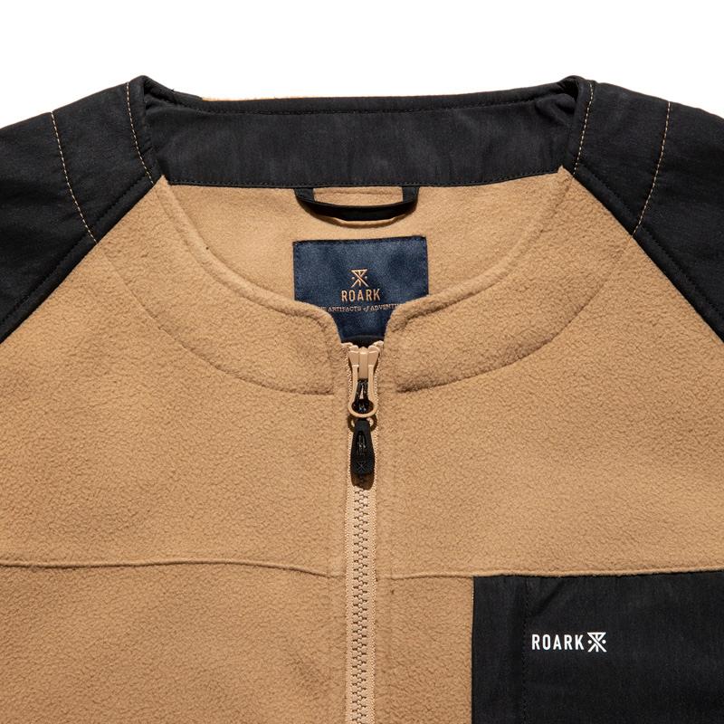 アウター(メンズ) ROARK REVIVAL GEN3 FLEECE JACKET M BEIGE×BLACK｜naturum-od｜03