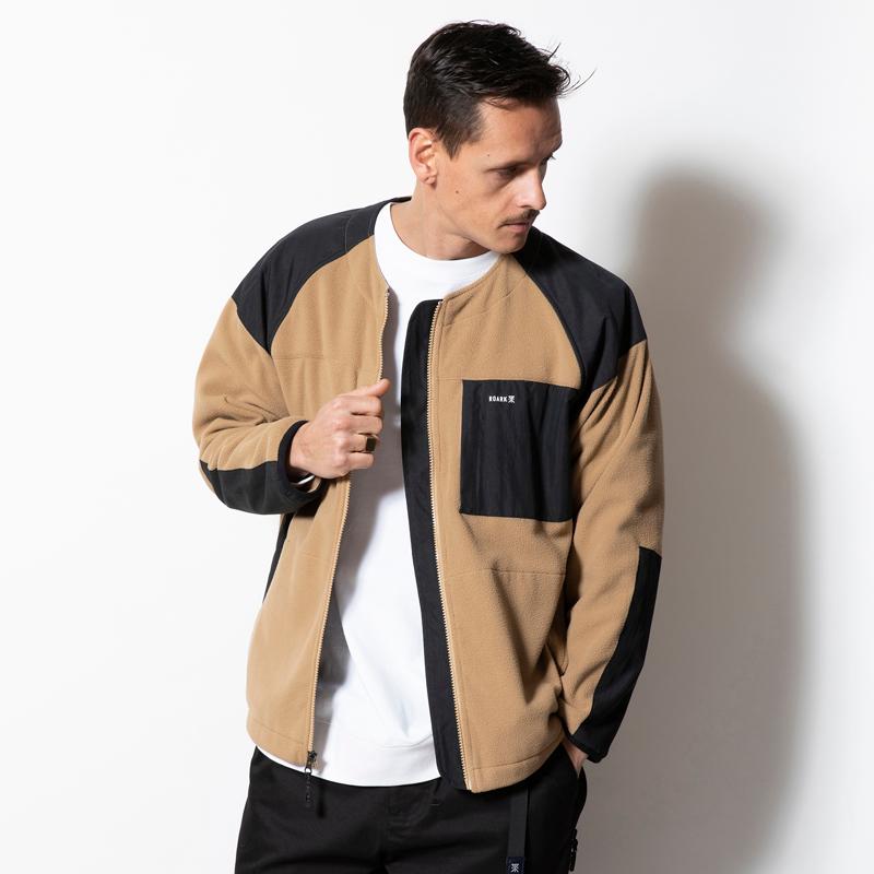 アウター(メンズ) ROARK REVIVAL GEN3 FLEECE JACKET M BEIGE×BLACK｜naturum-od｜09