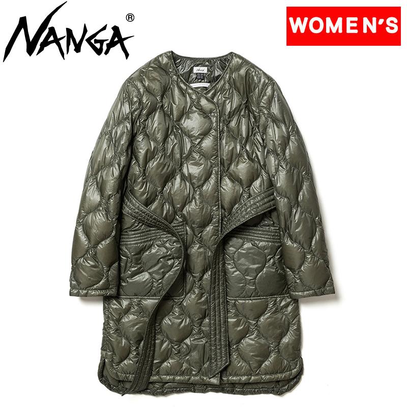 NANGA ナンガ オニオンキルトノーカラーダウンハーフコートWL ジャケット(レディース) ナンガ オニオン キルト ノーカラー ダウン