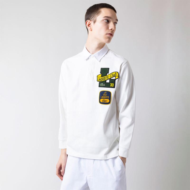 LACOSTE（ラコステ） トップス(メンズ) ヘリテージ ワッペン ラガー