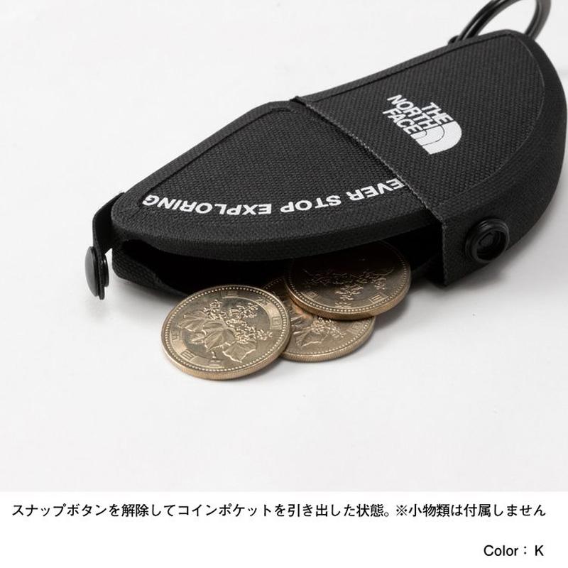 ウォレット・ポーチ ザ・ノース・フェイス 24春夏 PEBBLE COIN WALLET(ペブル コイン ワレット) ONE SIZE ブラック(K)｜naturum-od｜06