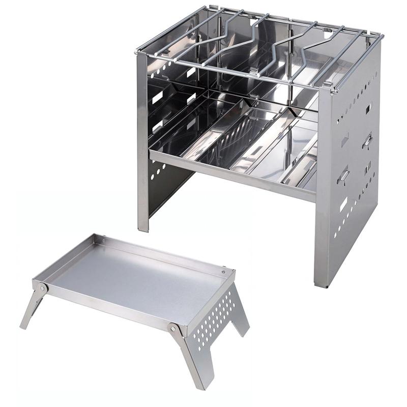 BBQ・七輪・焚火台 キャプテンスタッグ カマドスマートグリルA4